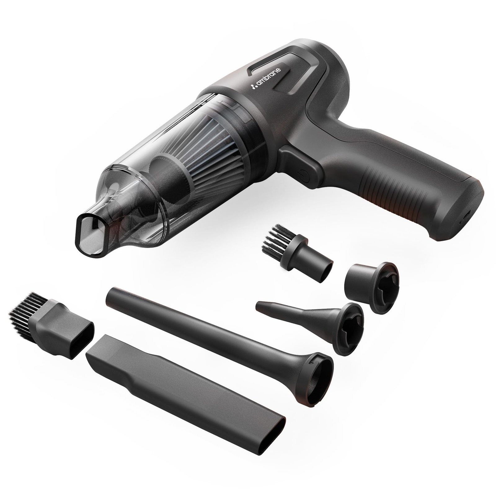 Ambrane MiniVac 02 80W 2-in-1 Handheld Wireless Vacuum Cleaner & Blower