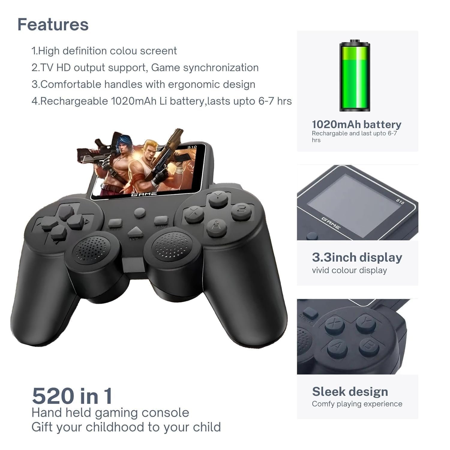 Controller Gamepad with 500plus Games - Image 3