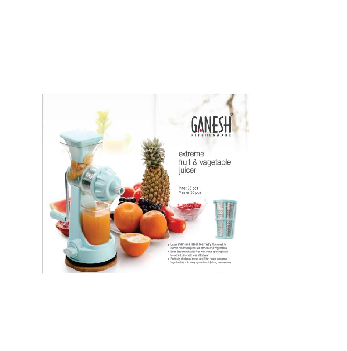 Ganesh Plastic Hand Juicer - Image 4