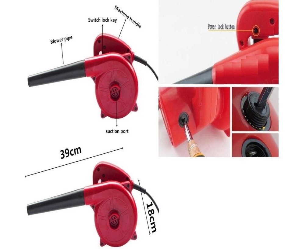 Jakmister 500W Heavy-Duty Electric Air Blower & Suction Cleaner - Image 3