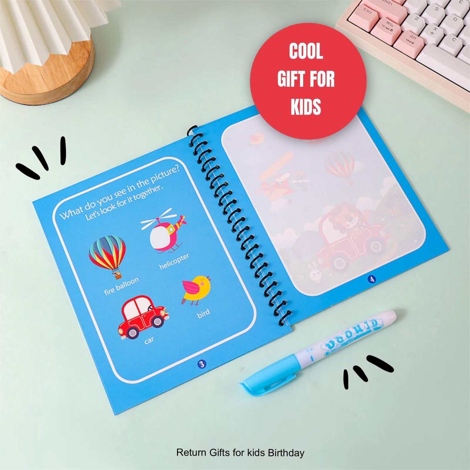 Reusable Magic Water Coloring Book - Image 2