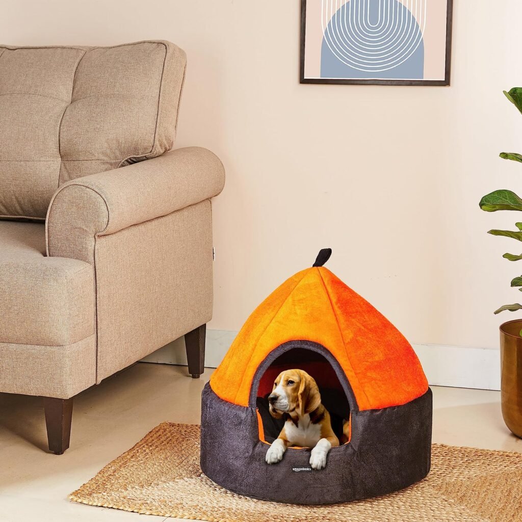 Amazon Basics Collapsible Pet Cave Bed & Igloo Tent House