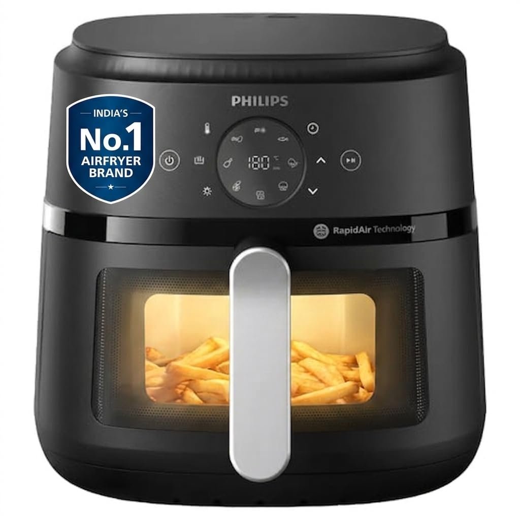 Philips 2000 Series 6.2L Digital Air Fryer with Viewing Window