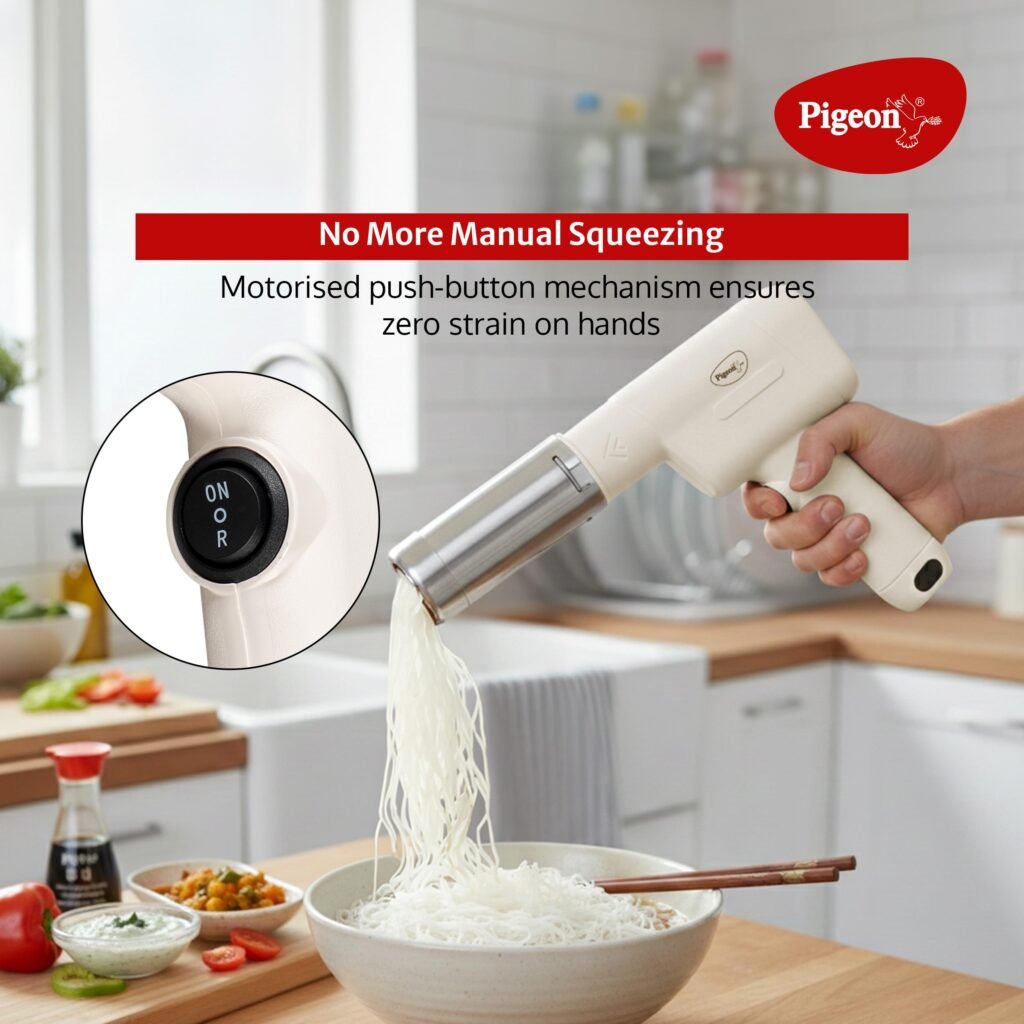 Pigeon Motorised Electric Noodle, Idiyappam & Murukku Maker Gun
