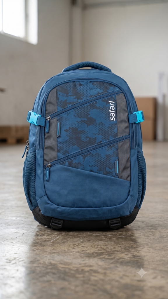 Safari Camo Blue Laptop & School Backpack