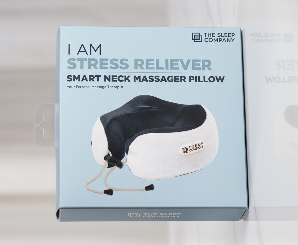 The Sleep Company Smart Neck Massager Pillow