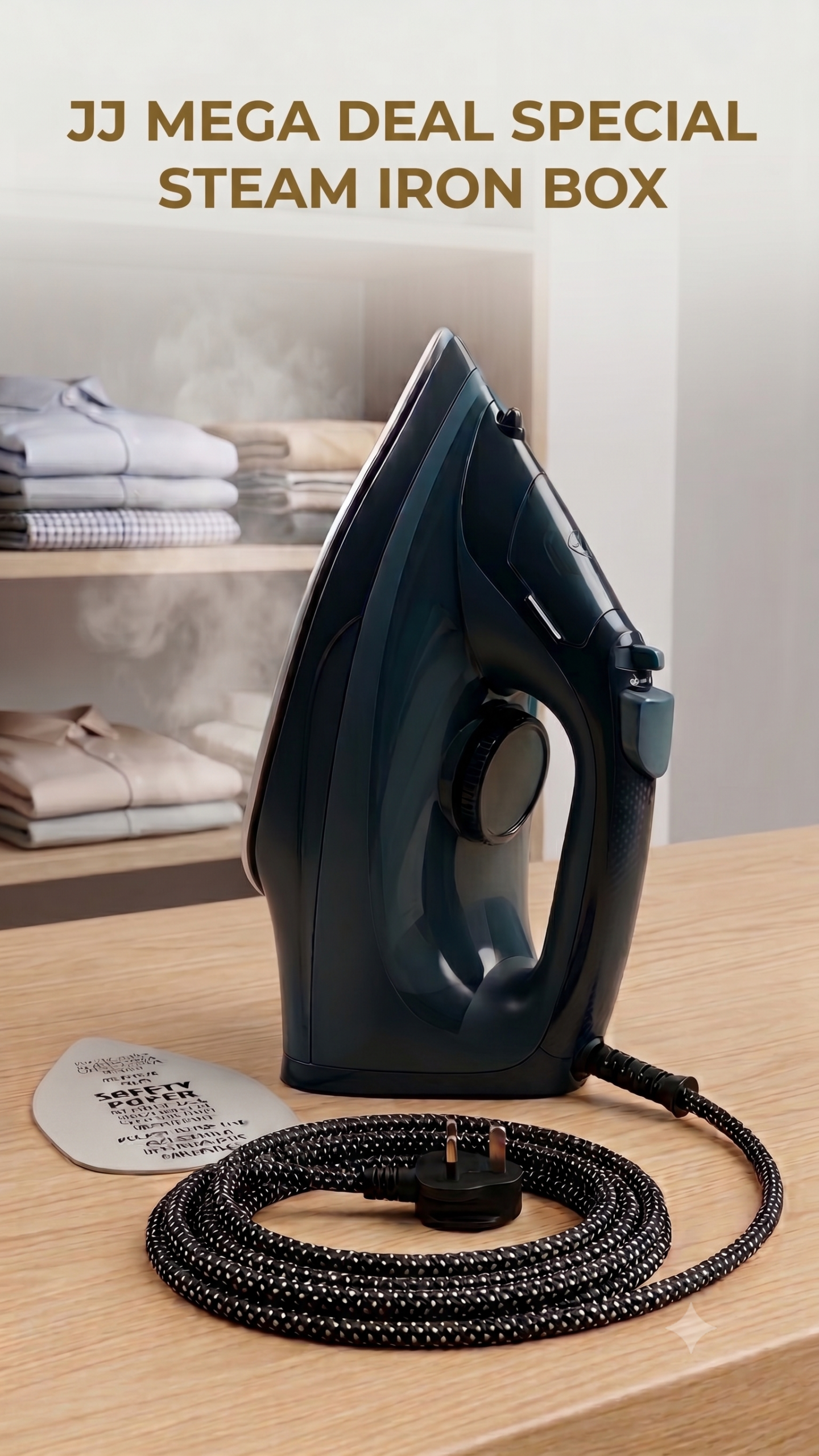 JJ Steam Iron Box