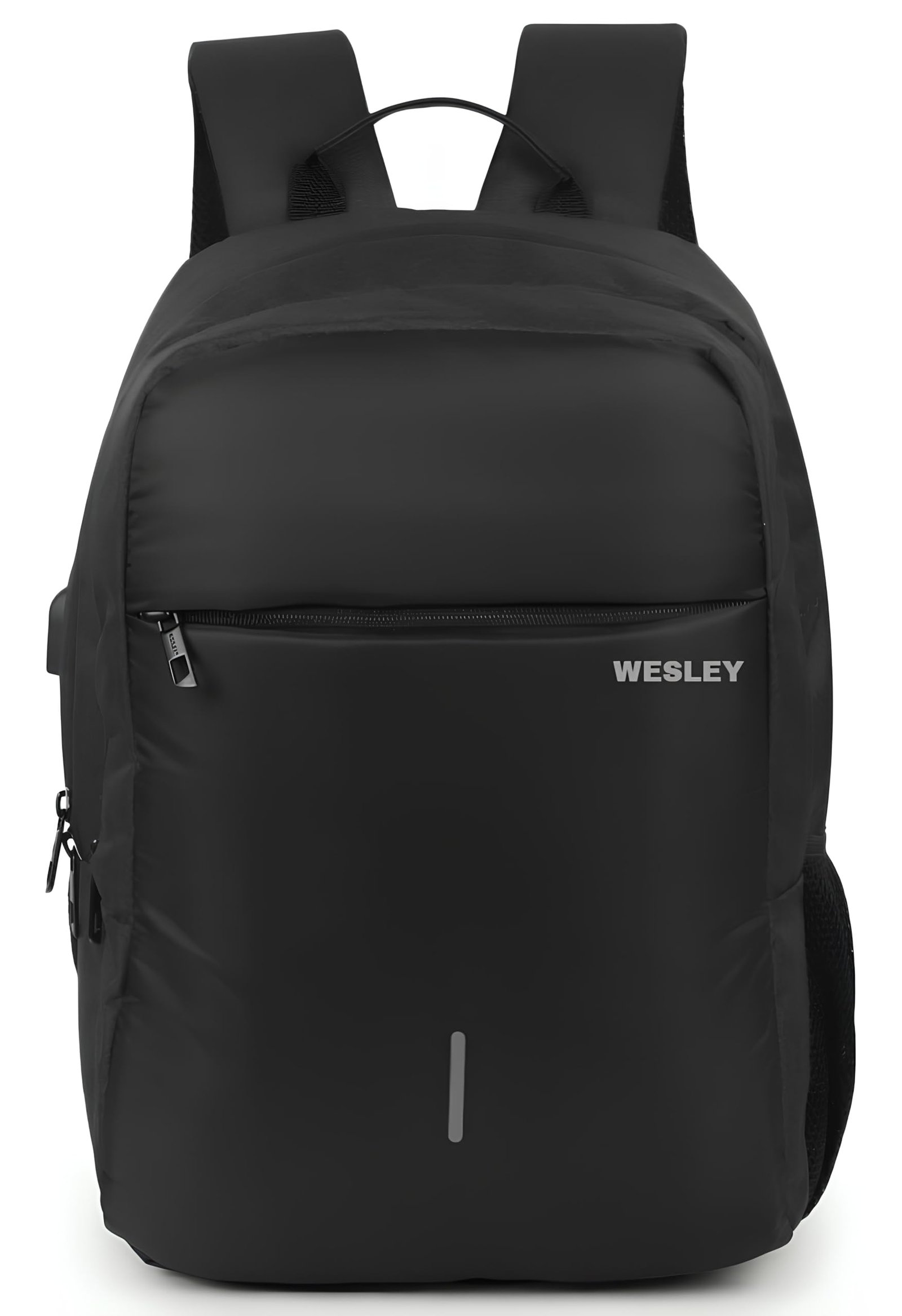 Wesley Milestone Matte Black Laptop Backpack