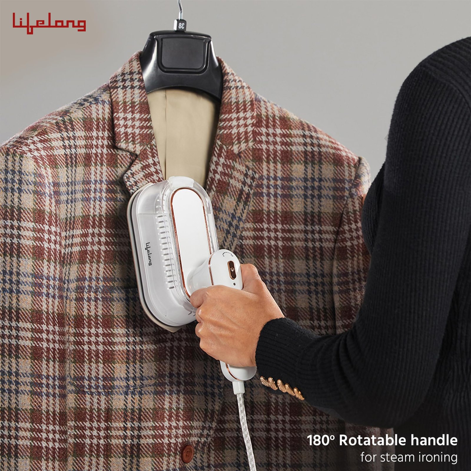 Lifelong Handheld Foldable Garment Steamer & Mini Steam Iron - Image 4
